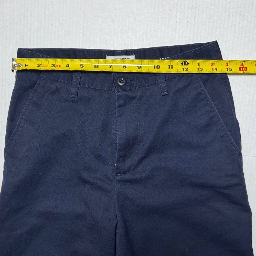 CARHARTT WIP Women's Packard Highwater Pants Navy Blue LC Relaxed Straight 28‎ - Picture 12 of 16